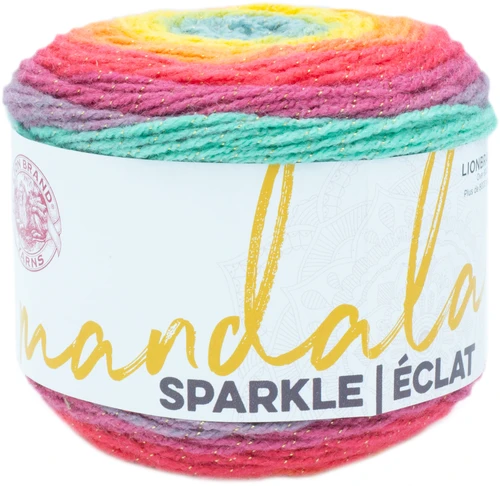Lion Brand Mandala Sparkle Yarn-Crux - 527-312 - 023032027128