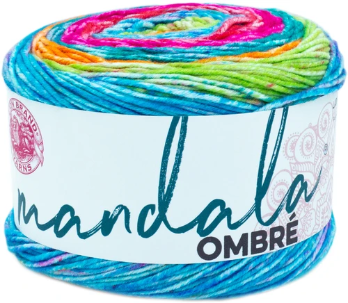Lion Brand Mandala Ombre Yarn-Happy - 551-206 - 023032033556