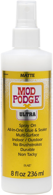 Plaid Mod Podge Ultra Matte Spray On Sealer-8oz - CS44654 - 028995446542