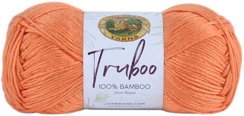 Lion Brand Truboo Yarn-Tangerine - 837-133 - 023032033440