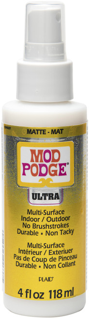 Plaid Mod Podge Ultra Matte Spray On Sealer-4oz - CS44637 - 028995446375
