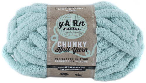 Lion Brand AR Workshop Chunky Knit Yarn-Light Aqua - 951-106 - 023032058702
