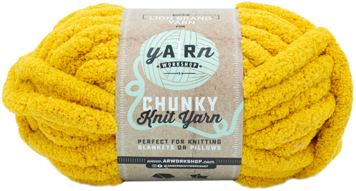 Lion Brand AR Workshop Chunky Knit Yarn-Mustard Seed - 951-158 - 023032066653