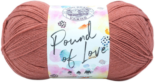 Lion Brand Pound Of Love Yarn-Terracotta - 550-134 - 023032551340
