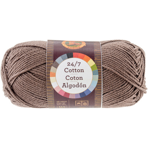 Lion Brand 24/7 Cotton Yarn-Cafe Au Lait - 761-126