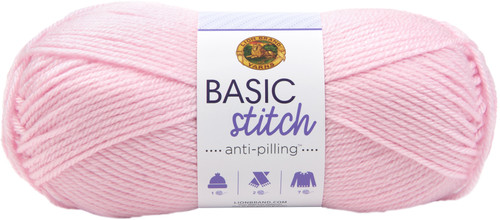 Lion Brand Basic Stitch Anti-Pilling Yarn-Baby Pink - 202-101 - 023032035598