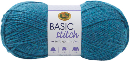 Lion Brand Basic Stitch Anti-Pilling Yarn-Turquoise Heather - 202-405 - 023032035802