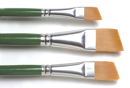 Plaid One Stroke Brush Set 3/Pkg-Angular - 1278