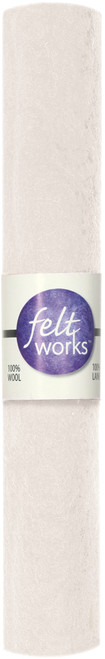 Dimensions Feltworks Felt Roll 12"X12"-White - 72F-73436 - 088677734367
