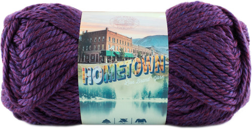 Lion Brand Hometown Yarn-Portland Wine - 135-148 - 023032001692