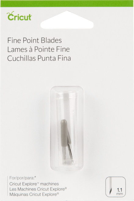 Cricut Replacement Fine Point Blades 2/Pkg-For Cricut Explore Machines - 2003534 - 093573032240