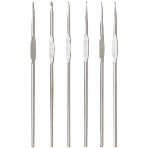 Boye Steel Crochet Hook Set-Sizes 0 To 10 - 6276