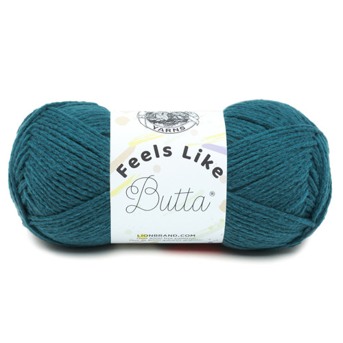 Lion Brand Feels Like Butta Yarn-Teal - 215-178 - 023032024431