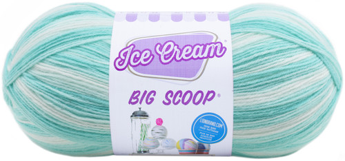 Lion Brand Ice Cream Big Scoop Yarn-Mint - 922-208 - 023032020952