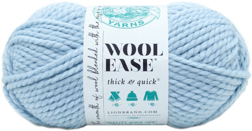Lion Brand Wool-Ease Thick & Quick Yarn-Glacier - 640-105 - 023032641058