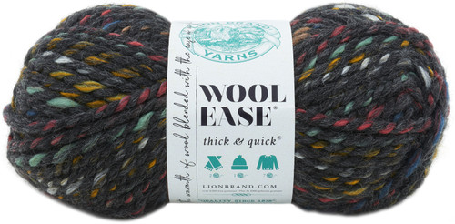 Lion Brand Wool-Ease Thick & Quick Yarn-Bedrock Stripes - 640-618 - 023032646183