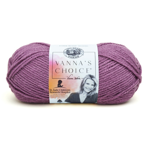 Lion Brand Vanna's Choice Yarn-Dusty Purple - 860-146 - 023032861463