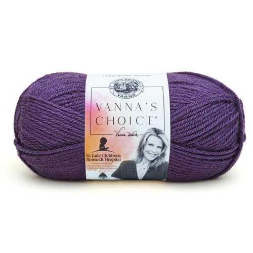 Lion Brand Vanna's Choice Yarn-Purple - 860-147 - 023032861470