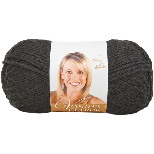 Lion Brand Vanna's Choice Yarn-Black - 860-153 - 023032861531