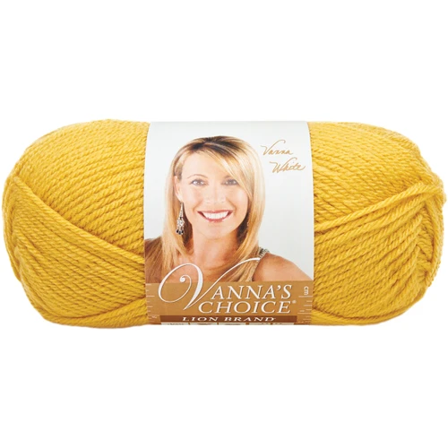 Lion Brand Vanna's Choice Yarn-Mustard - 860-158 - 023032861586