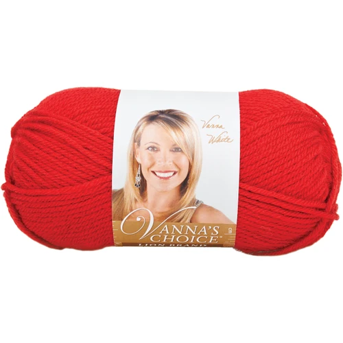 Lion Brand Vanna's Choice Yarn-Scarlet - 860-113 - 023032861135