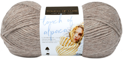 Lion Brand Touch Of Alpaca Yarn-Taupe - 674-123 - 023032021195