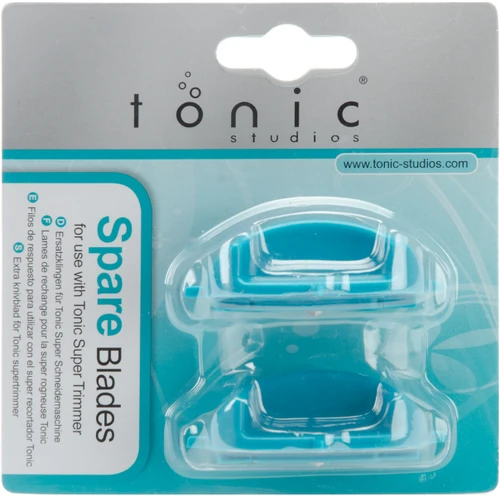Tonic Studios Super Trimmer Replacement Blades 2/Pkg-Straight; For 604, 159e & 153e - 154EUS - 841079101546