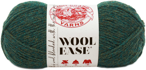 Lion Brand Wool-Ease Yarn-Forest Green Heather - 620-180 - 023032621807