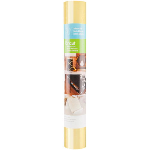 Cricut Adhesive Foil 12"X48" Roll-Metallic Gold - F2003-076 - 093573033957