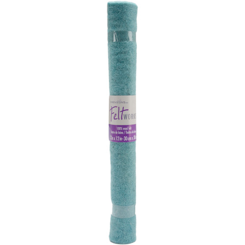 Dimensions Feltworks Felt Roll 12"X12"-Aqua - 72F-73353 - 088677733537