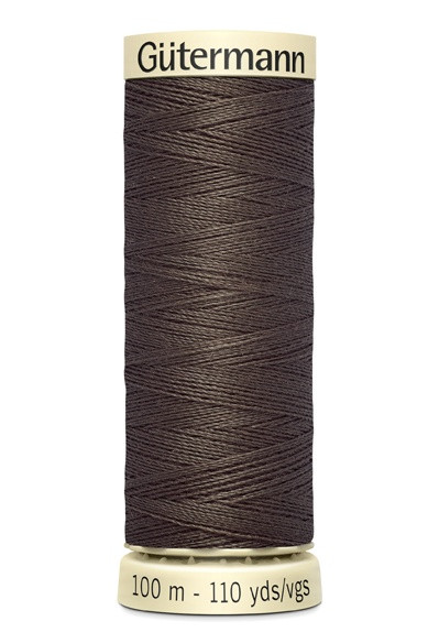 3 Pack - Gutermann Sew-All Thread 110yd-Dark Mocha - 100P-582 - 077780008182