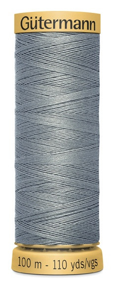 3 Pack - Gutermann Natural Cotton Thread 110yd-Greymore - 103C-1H2CT - 077780011717