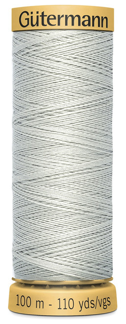 3 Pack - Gutermann Natural Cotton Thread 110yd-Light Grey - 103C-9090 - 077780011663