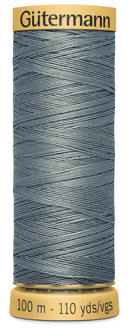 3 Pack - Gutermann Natural Cotton Thread 110yd-Slate - 103C-9310 - 077780011724