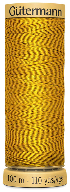 3 Pack - Gutermann Natural Cotton Thread 110yd-Light Topaz - 103C-1661 - 077780010147