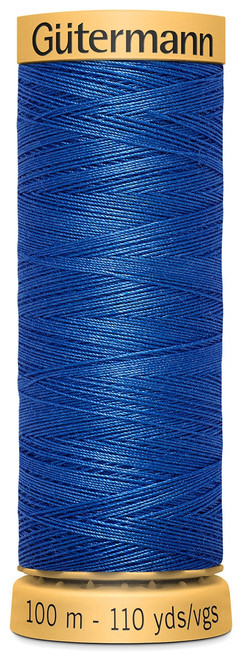 3 Pack - Gutermann Natural Cotton Thread 110yd-Royal Blue - 103C-7000 - 077780010994