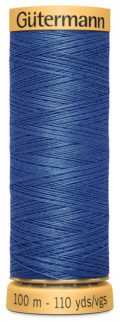 3 Pack - Gutermann Natural Cotton Thread 110yd-Blue - 103C-6800 - 077780010987