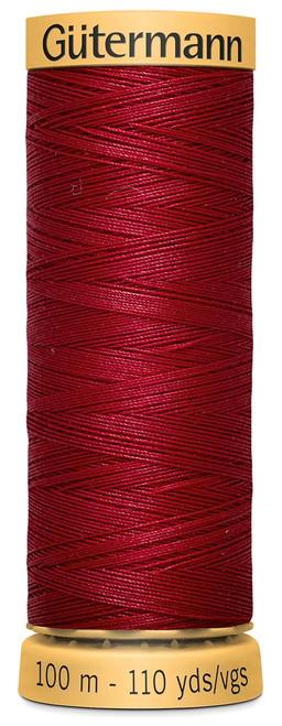 3 Pack - Gutermann Natural Cotton Thread 110yd-Dark Red - 103C-5890 - 077780010789
