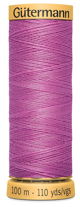 3 Pack - Gutermann Natural Cotton Thread 110yd-Orchid - 103C-6000 - 077780010826