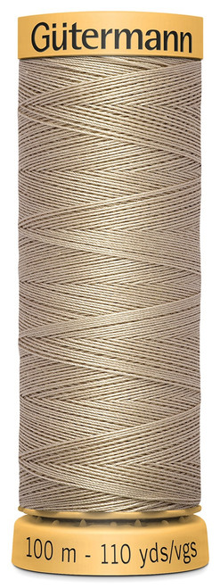 3 Pack - Gutermann Natural Cotton Thread 110yd-Flax - 103C-4660 - 077780010451