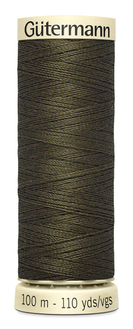 3 Pack - Gutermann Sew-All Thread 110yd-Bitter Chocolate - 100P-580 - 077780008175