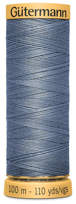 3 Pack - Gutermann Natural Cotton Thread 110yd-Light Slate Blue - 103C-7410 - 077780011106