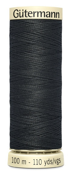 3 Pack - Gutermann Sew-All Thread 110yd-Black Chrome - 100P-1H2DY - 077780007895
