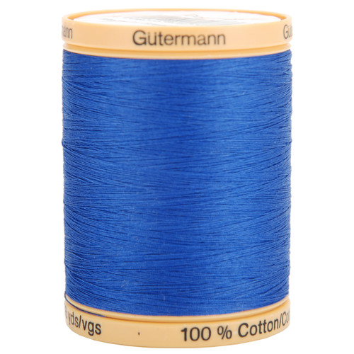 3 Pack - Gutermann Natural Cotton Thread Solids 876yd-Royal Blue - 800C-7000 - 4008015605773