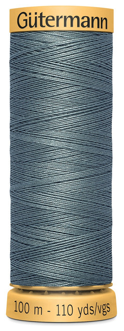 3 Pack - Gutermann Natural Cotton Thread 110yd-Light Slate - 103C-7600 - 077780011274