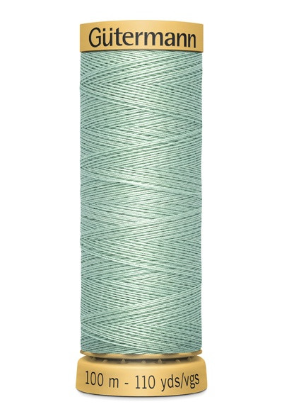 3 Pack - Gutermann Natural Cotton Thread 110yd-Medium Mint Green - 103C-7900 - 077780011427