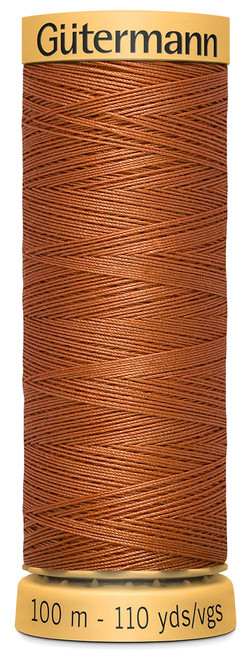3 Pack - Gutermann Natural Cotton Thread 110yd-Coral Copper - 103C-4850 - 077780010536