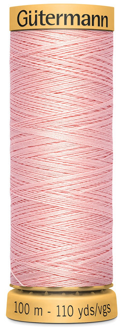3 Pack - Gutermann Natural Cotton Thread 110yd-Light Pink - 103C-5090 - 777800106590
