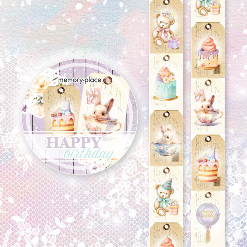 3 Pack - Memory Place Washi Tape-Happy Birthday 2 - 5A003QX8-1HMFF