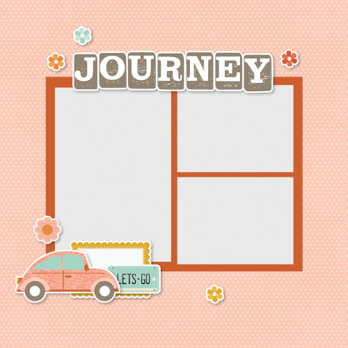 3 Pack - Simple Stories Simple Page Pieces Die Cuts-Open Road - 5A003Q9V-1HL25